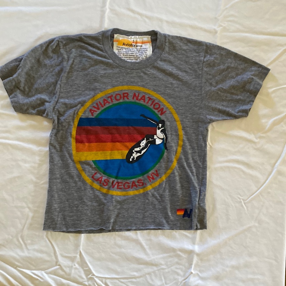 Aviator Nation Cropped Tee